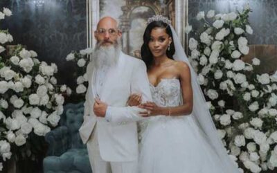 WHITE-ON-WHITE FAIRYTALE WEDDING WITH LUXE STAIRCASE FOR ARIANNA AND RICHARD